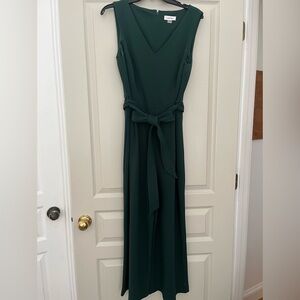 Calvin Klein Deep Green Cropped Jumpsuit
